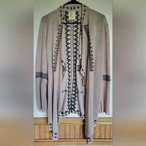 Haute Project Tribal Lightweight Women's Kimono Cardigan Size Small